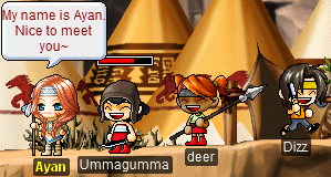 Meeting up w/ Dizz (Ayan: My name is Ayan. Nice to meet you~)