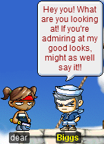 dear is awarded the Razorheaded Dagger (Biggs: Hey you! What are you looking at! If you’re admiring at my good looks, might as well say it!!)