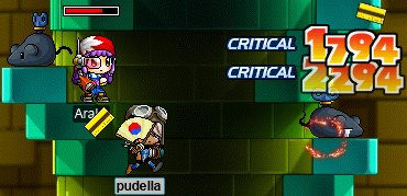 Arale Lucky Seven damage @ stage 1