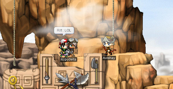 Rift, Avishay, & pudella doing the weird foothold teleport thingy (Rift: LOL)