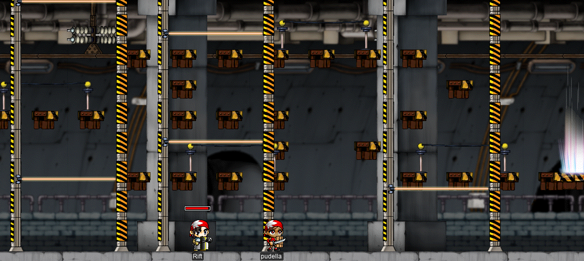 Rift & pudella both fall down at the same time