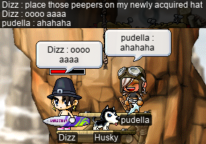 Dizz gets a Pilgrim Hat