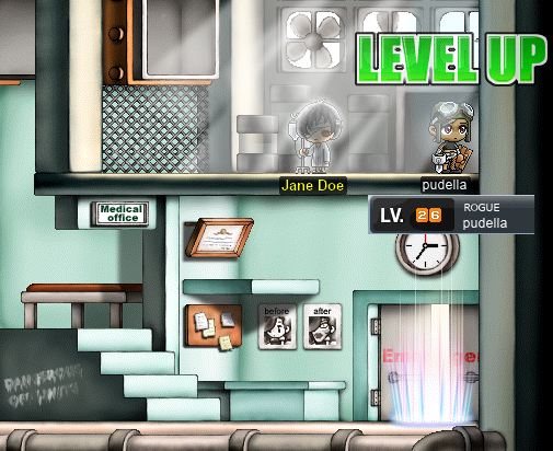 pudella hits level 26 @ Naora Hospital