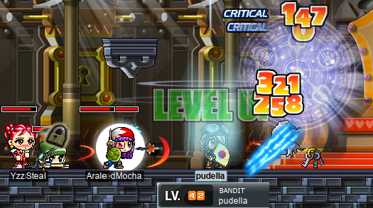 pudella hits level 42 from Alishar’s EXP