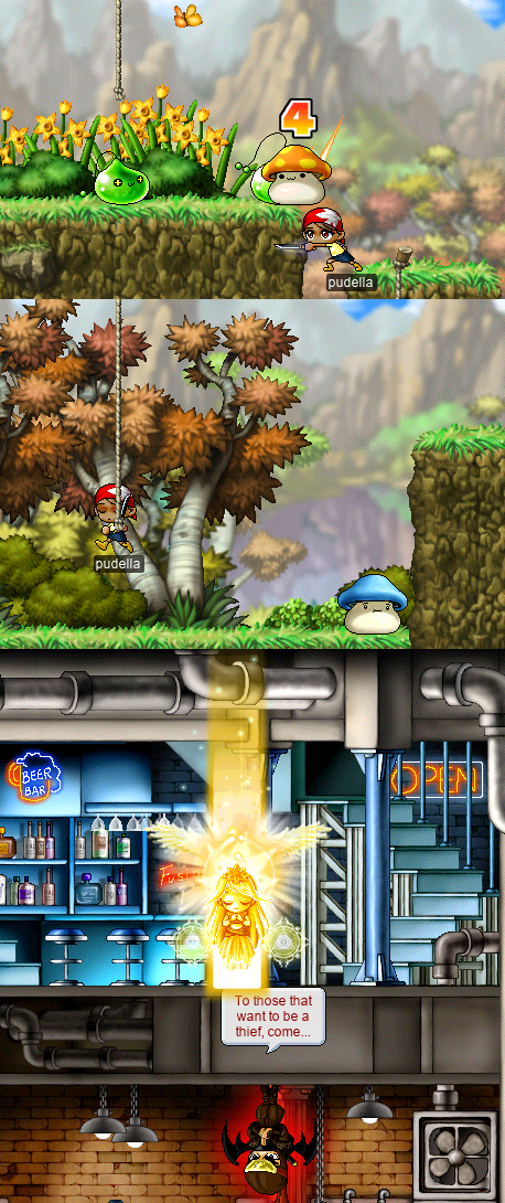 pudella makes her way through the L Forest & to the Thieves’ Hideout