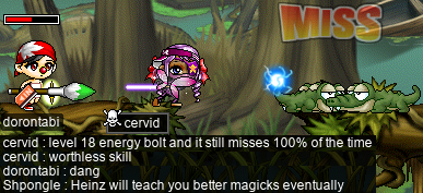 cervid using level 18 Energy Bolt on KPQ Ligators