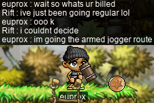 euprox the armed jogger