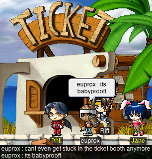 Rift & euprox @ the Ticket booth w/ Phil in Lith Harbor