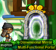 euprox sobbing at the “Dimensional Mirror / Multi-Functional Portal”
