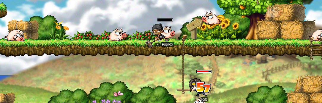 euprox sobbing @ the curst version of Henesys Hunting Ground I