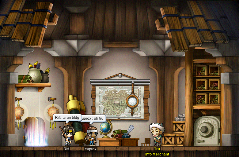 Meeting Tru the “Info Merchant” @ Lith Harbor Info Shop