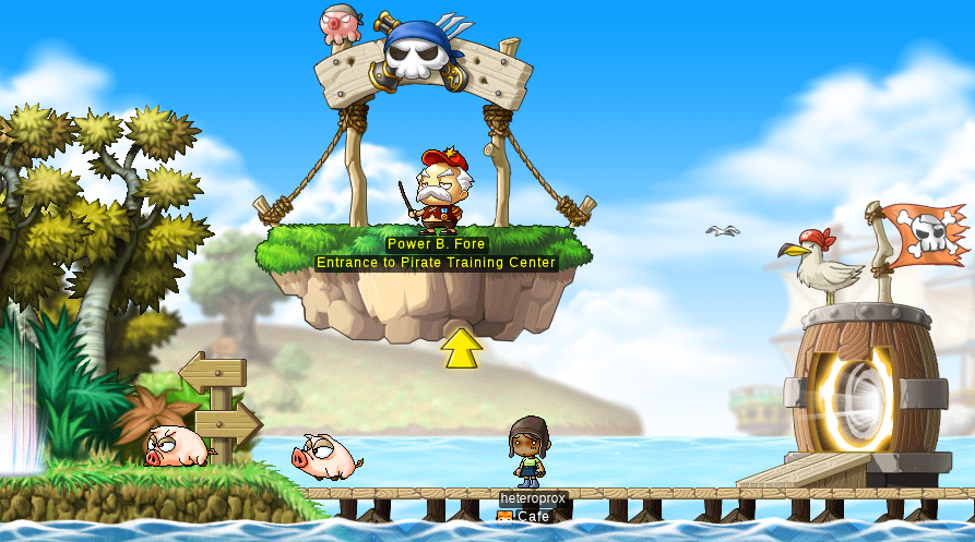 Power B. Fore / Entrance to Pirate Training Center