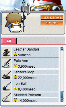 Puno’s armour & weapon shop
