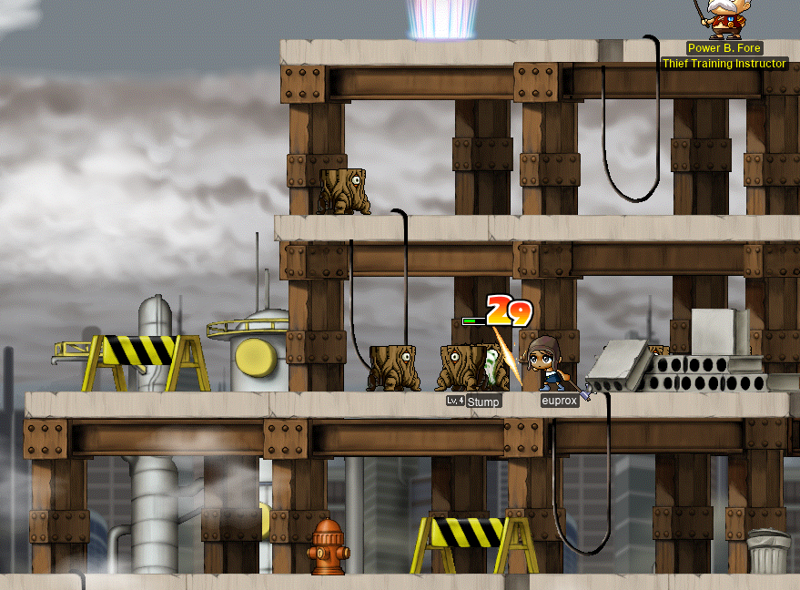 euprox using Disorder on a Stump @ Thief Training Center