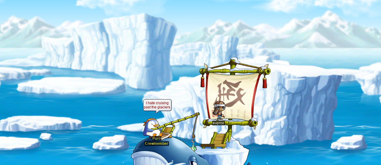 euprox sailing To Rien (Puro: I hate cruising past the glaciers.)