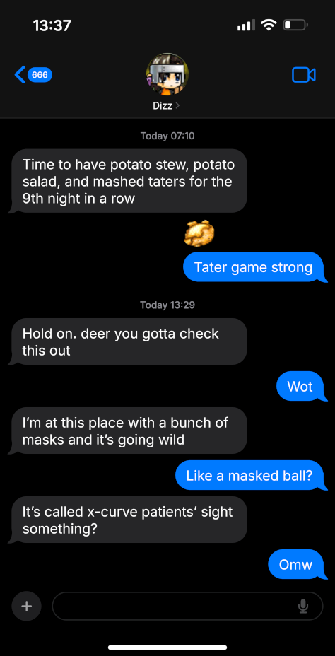 Texts from Dizz Texts from Dizz