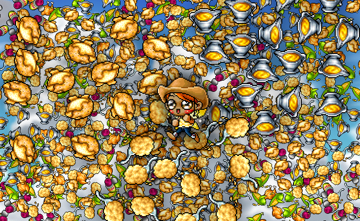 unicolor in a dense cloud of Thanxgiving feast fixings unicolor in a dense cloud of Thanxgiving feast fixings