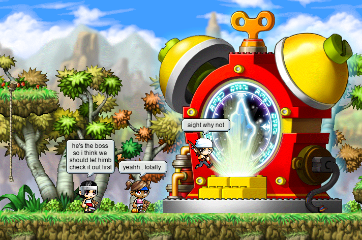 Inexplicable time-machine @ The Forest East of Henesys