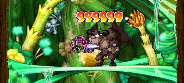 cervid killing Jr. Balrog with a 999999-damage stab