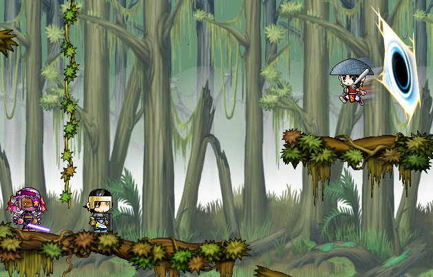 lv1000boss comes flying out of a Door of Dimension