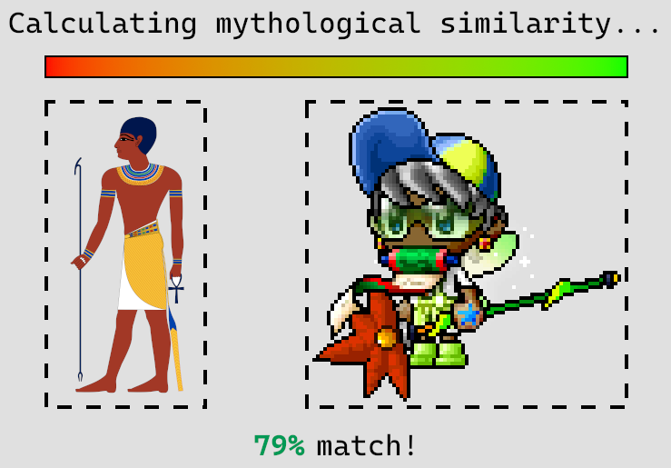 Calculating mythological similarity… / 79% match! Calculating mythological similarity… / 79% match!